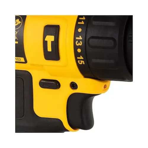 Taladro Percutor Atornillador Inalámbrico De 10mm Dewalt Dcd716d2 + 2 Baterías De 2ah + Accesorio Con Maletín De Transporte Amarillo
