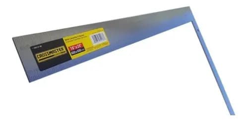 Escuadra Carpintero En Acero 400x600mm Crossmaster 9932166 Plateado