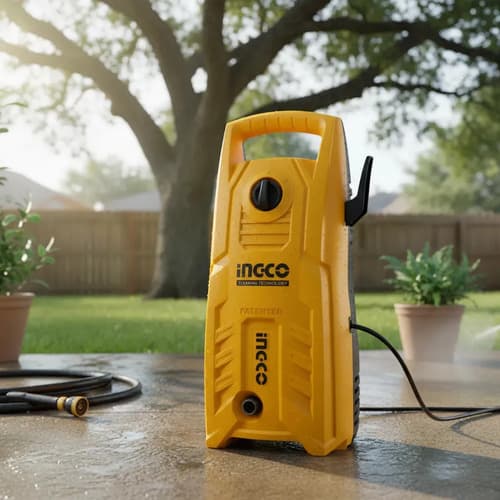 Hidrolavadora 130 Bar 1400w Ingco Hpwr14008 5.5l/min Color Naranja Frecuencia 50 Hz/60 Hz