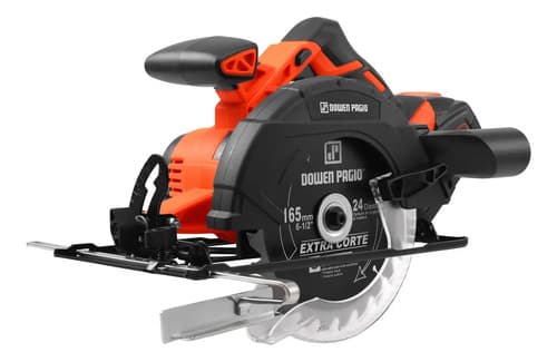Sierra Circular Eléctrica Inalámbrica Dowen Pagio 9993176 165mm Naranja 50hz 50 Hz