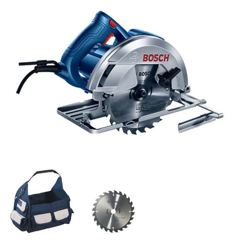 Sierra Circular Bosch Gks 150 1500w Con Disco Y Bolso Color Azul Marino Frecuencia 1