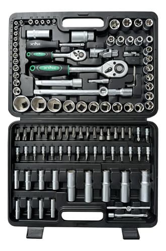 Kit De Herramientas Hulk De 108 Piezas Con Maletín Reforzado Cromo Vanadio