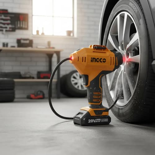 Inflador Compresor 20v P20s S/bat Ingco Cacli2018 Amarillo