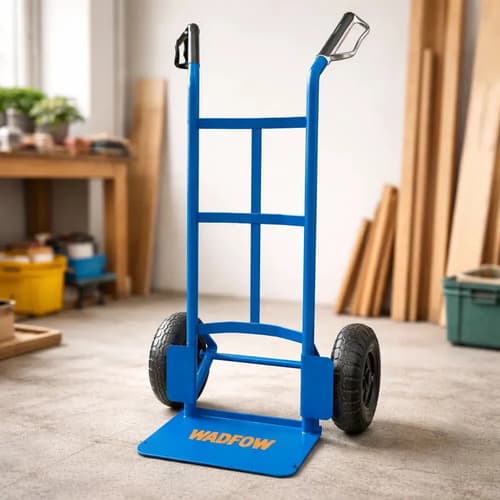 Carro De Carga 200kg Ruedas Neumaticas Wwb2141 Wadfow Color Azul