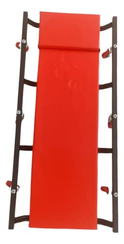 Camilla Mecánico Usa Tools Fr3601 Rojo Acero 6 Ruedas Soporta 150kg
