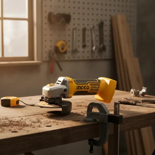 Mini Amoladora Ingco 3 P20s Multifuncion Cagli76012 - Smf Color Naranja Claro Frecuencia 50/60