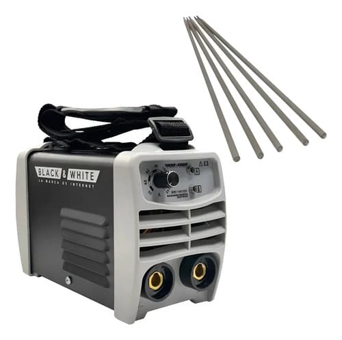 Soldadora Inverter 140 A + 1kg De Electrodos 2.5mm Gris