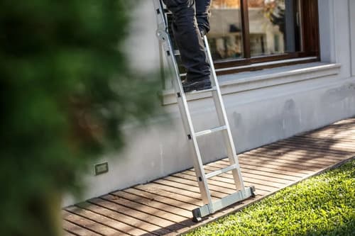 Escalera De Aluminio Multipropósito 4x4 16 Escalones Te1700 Garden Life