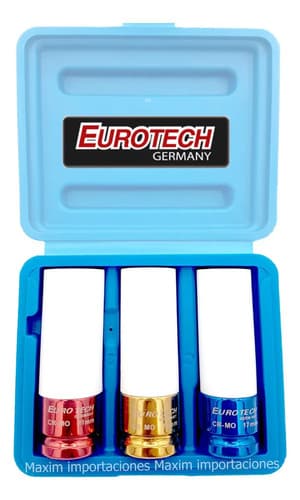 Tubos Dados De Alto Impacto - Juego 17-19-21mm | Eurotech Varios