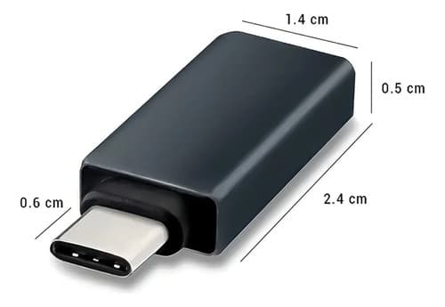 Adaptador Otg Usb 3.0 Hembra A Tipo C Macho Ad17