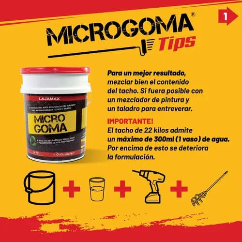 Membrana Impermeabilizante Microgoma P/piso Y Pared 4.4 Kgs Color Gris