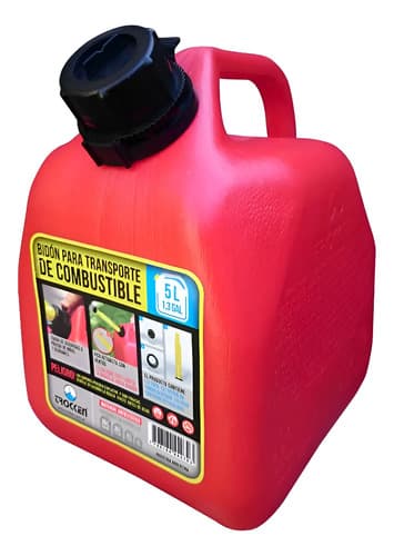 Bidon Canadiense Scepter Con Surtidor 5 Lts Rojo