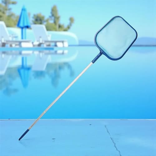 Calderin Plano Para Piscina Con Mango 155 Cms Largo Mf Shop