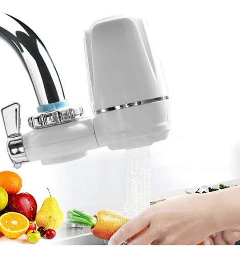 Filtro Para Canilla De Cocina En Abs Color Blanco