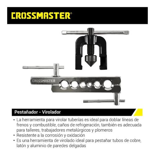 Alicate De Corte Pestañador - Virolador Crossmaster 9943384 Gris