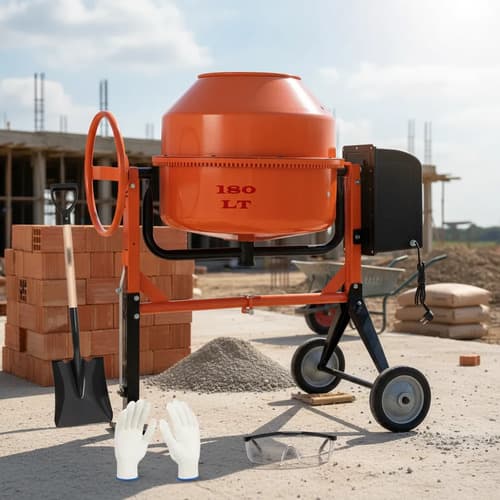 Hormigonera Mezcladora Volante Trompito 140 Lt 550w + Regalo
