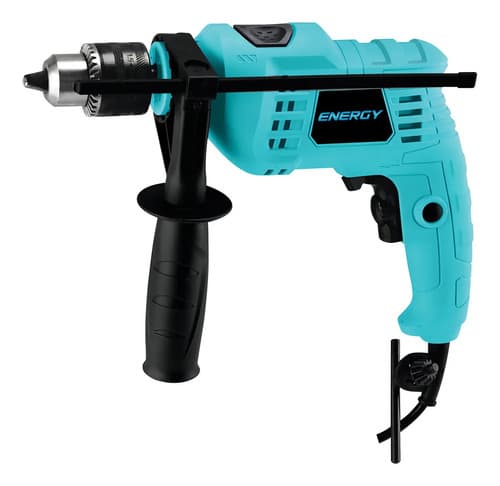 Taladro Percutor Eléctrico Energy 550w 13mm 2800rpm 2900gpm Turquesa