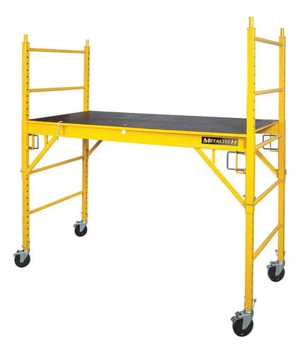 Andamio Hauser Con Ruedas Y Frenos Para 450 Kg Y 1.90 M Altu
