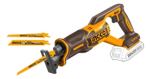 Sierra Sable Ingco 20v, Sin Batería, Sin Cargador Crsli2108