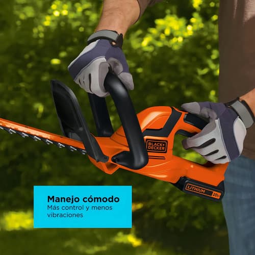 Cortasetos Inalámbrico 20v Lht2220-b2c Black+decker Color Naranja