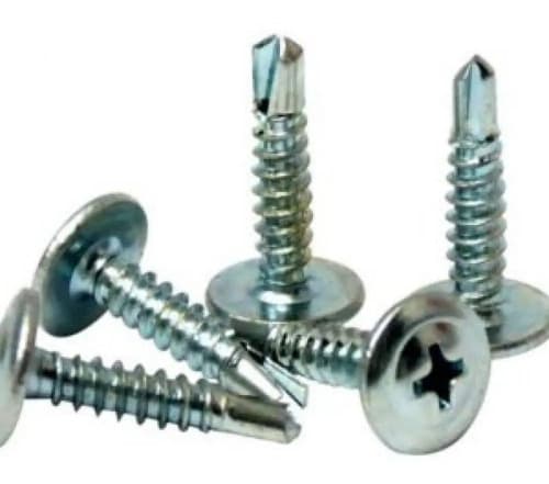 Tornillo Cabeza Punta Mecha T1 8x3/4 -4.2x19mm X1000 Unidade