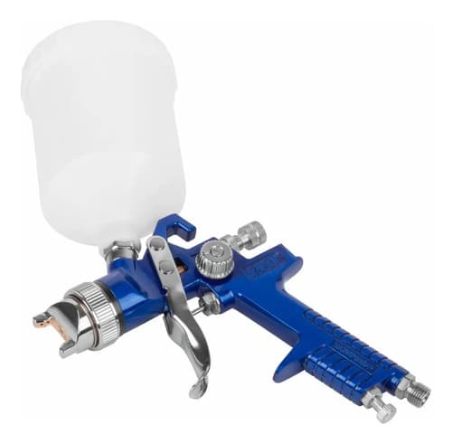 Pulverizador 600ml Ajustes Precisos Pintar Moto Y Pared Azul