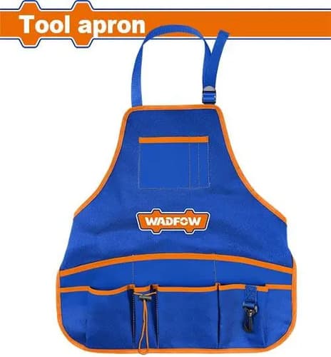 Delantal Porta Herramientas Wadfow Multiples Compartimientos Azul/naranja