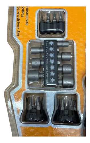 Destornillador Juego 24pcs C Puntas Intercambiables Ingco Ma