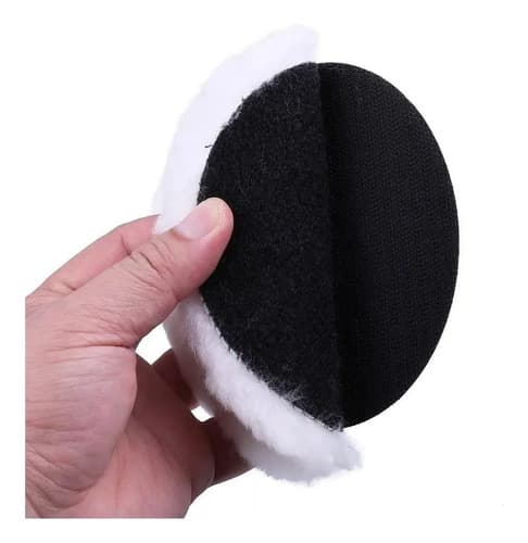 Bonete Para Pulidora Corderito Velcro 4 1/2