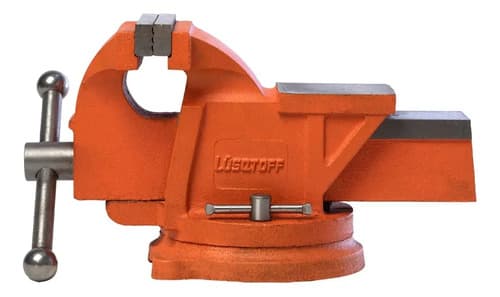 Morsa De Banco Giratoria Lusqtoff Numero 3 Lm03 Naranja