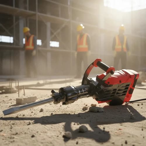 Martillo Demoledor 55j 1700w Industrial Equus Rojo