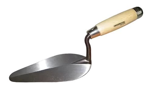 Cuchara Albañil Crossmaster Forjada De 8  Con Mango De Madera