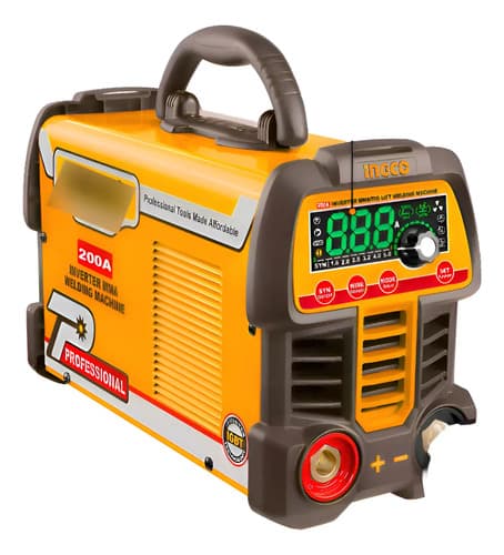 Soldadora Inverter 200amp Ingco Ing-mma200691 Amarillo