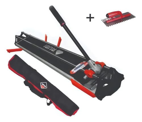 Cortadora De Baldosas Manual Rubi Hit-1200 Cerámica Espesor 1.6cm Corte 120cm