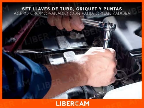 Set Juego De Tubos Llaves Y Puntas 216 Piezas Valija Caja