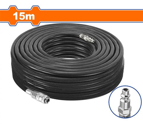 Compresor De Aire Ingco 50 Litros + 10 Mts Manguera + Kit Naranja Claro 220v Monofásica