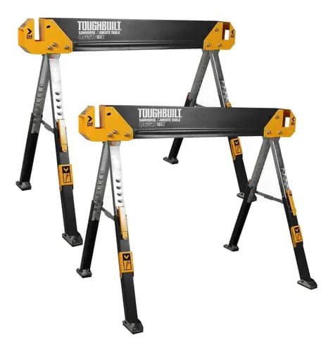 Caballetes 2pzs Mesa Trabajo Plegable Toughbuilt