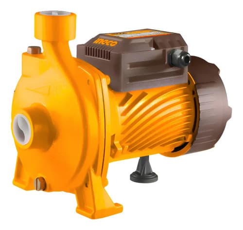 Bomba Centrifuga Ingco 2hp 1500w Potente Caudal Alto Naranja 50 Hz