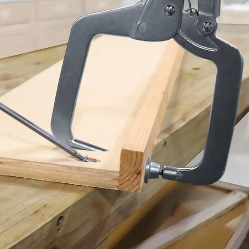 Morsa De Banco Articulada Milescraft Corner Clamp Negro 102mm 3.175cm