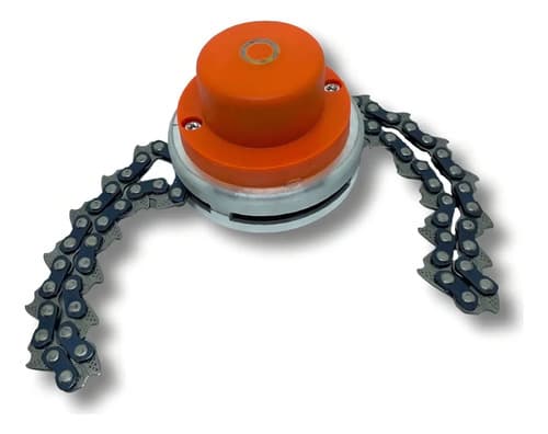 Bobina De Disco Con Cadena Para Desbrozadoras Naranja