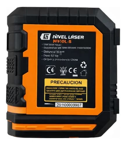 Nivel Laser Lusqtoff Nv10l-8 Cruz Verde 10mt Con Soporte