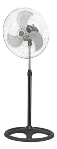 Ventilador Goldtech 3 En 1 Con 3 Aspas Metal, 18   220 v 45.72 Cm Negro Plateado