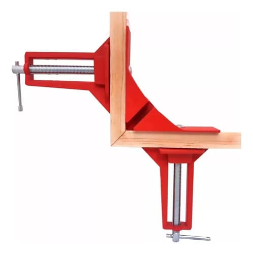 Prensa Esquinera Escuadra X4 Madera Vidrio Artesano Carpinte