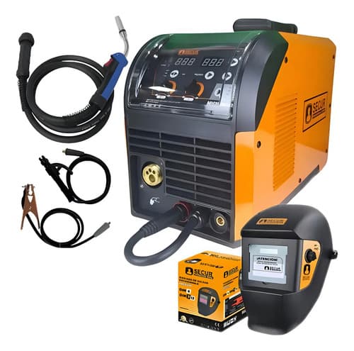 Soldadora Secur Inverter 4 En 1 220a Mig/mma Mag Color Combinado