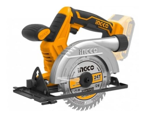 Sierra Circular 5 ½ A Bateria Litio 20volt Ingco Inalambrica Amarillo