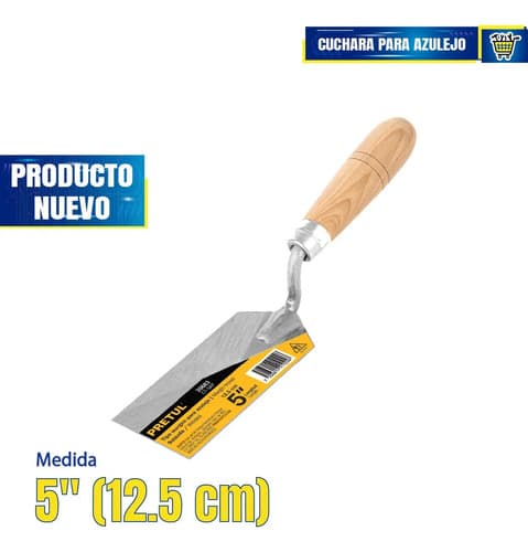 Cuchara Para Albañileria Pretul Ct-5ap De Acero Templado