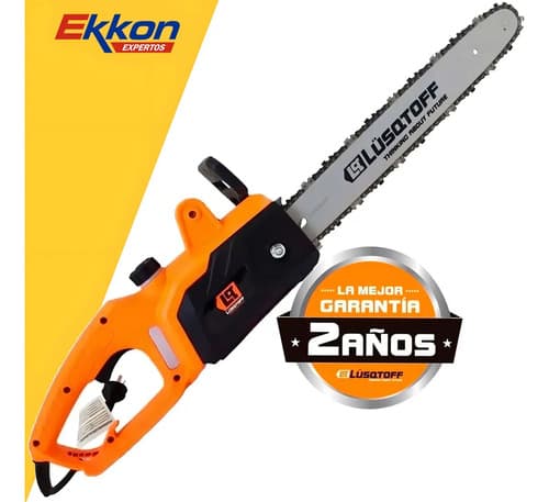 Electrosierra Motosierra Lusqtoff 2000w Espada 40cm Esl2000-8 Color Anaranjado Naranja