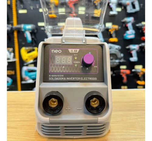 Soldadora Inverter Electrica Neo 200a Profesional Mma 22ov Blanco