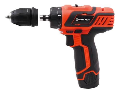 Taladro Atornillador Bateria 10 Mm 12v Dowen Pagio 9992981 Color Naranja Frecuencia 50/60