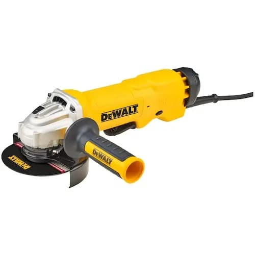 Miniamoladora Angular Dewalt Dwe4314 De 50 hz Color Amarillo 1.5 kw 220 v + Accesorios